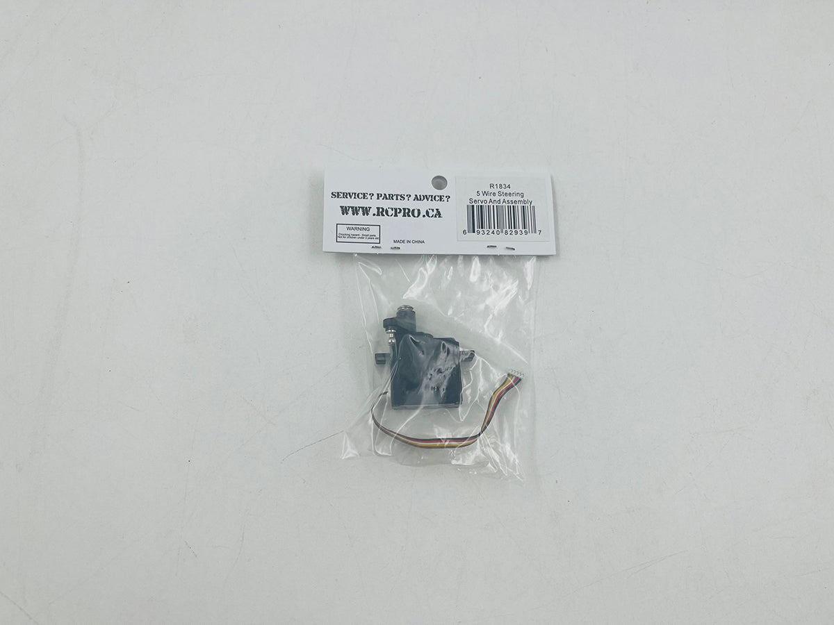 5 Wire Steering Servo And Assembly R1834