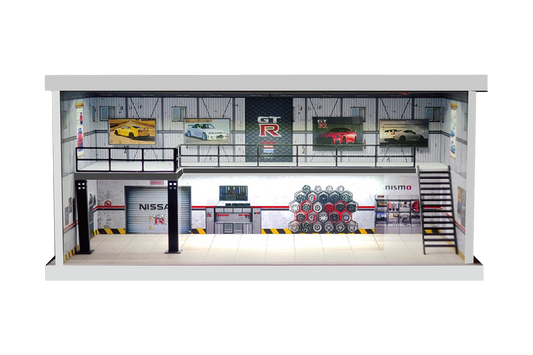 1/64 GTR Version with Light & Dustproof Door  mini display unit RCP102813