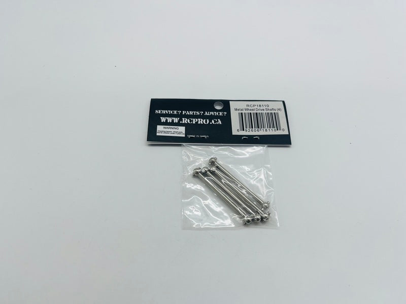 CRUNCHER Metal Wheel Drive Shafts (4) RCP18110