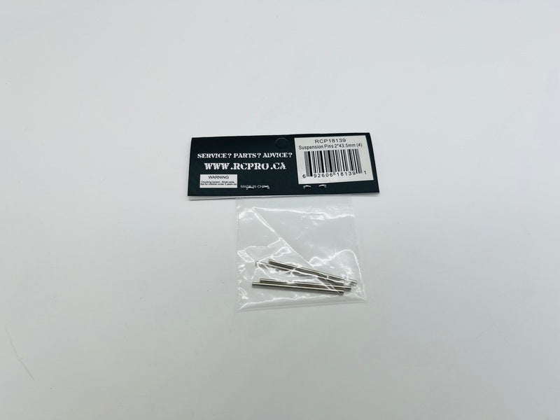 CRUNCHER Suspension Pins 2*43.5mm (4) RCP18139