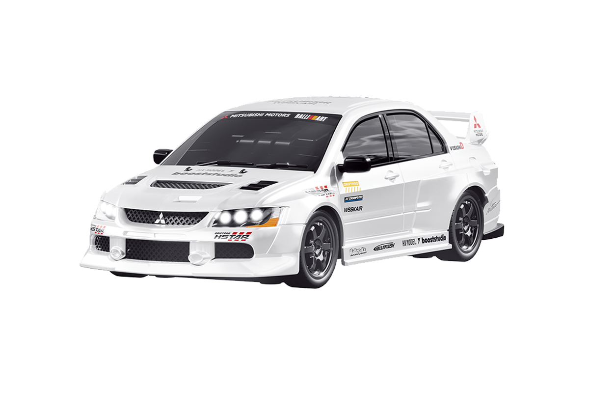 1/43 RC drift car metal - Mitsubishi Lancer Evolution IX - 6 Colors