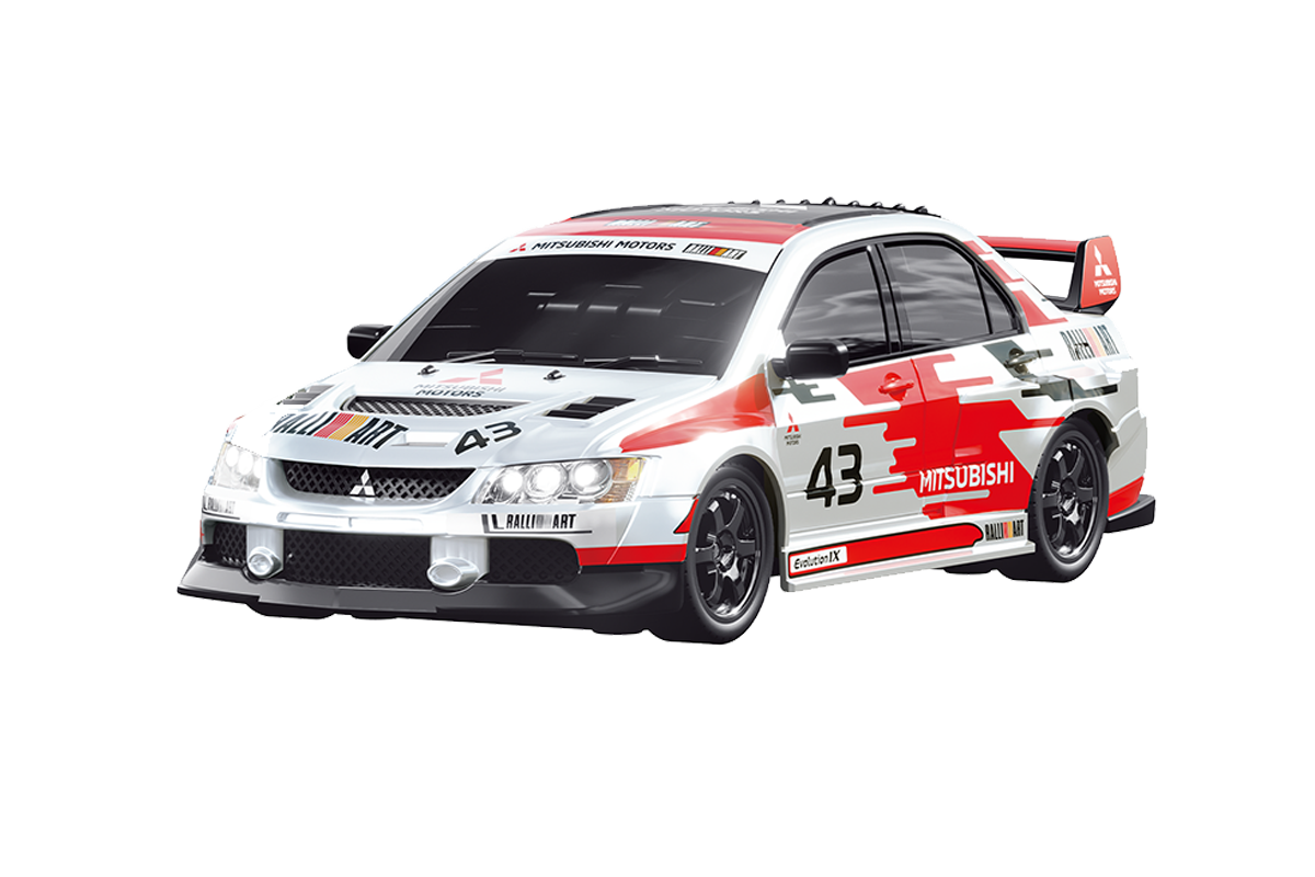 1/43 RC drift car metal - Mitsubishi Lancer Evolution IX - 6 Colors