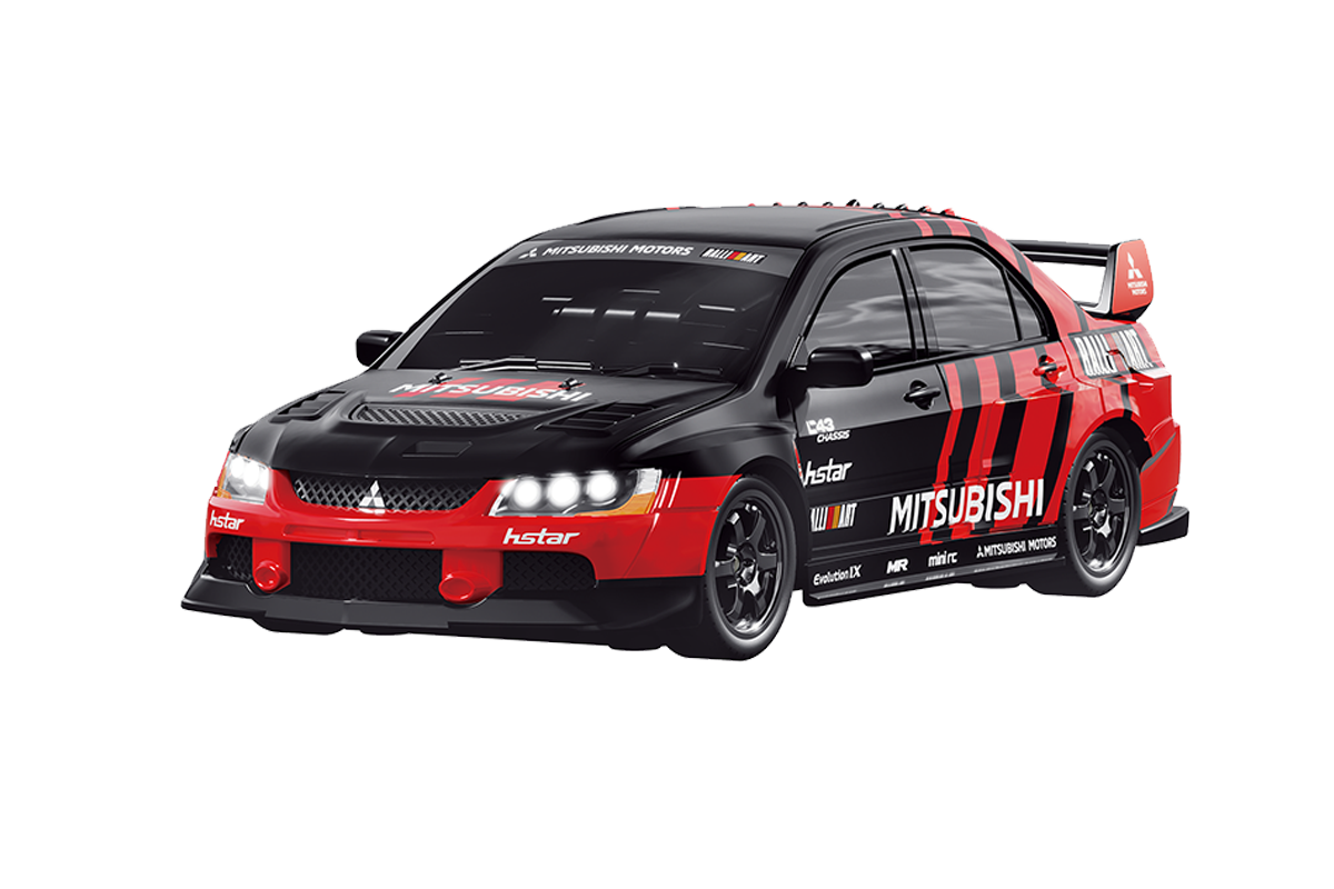 1/43 RC drift car metal - Mitsubishi Lancer Evolution IX - 6 Colors