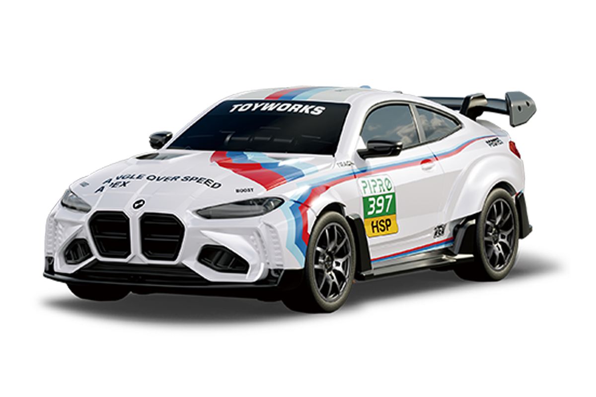 1/43 RC drift car metal - BMW M4 Coupe G82 - 9 Colors