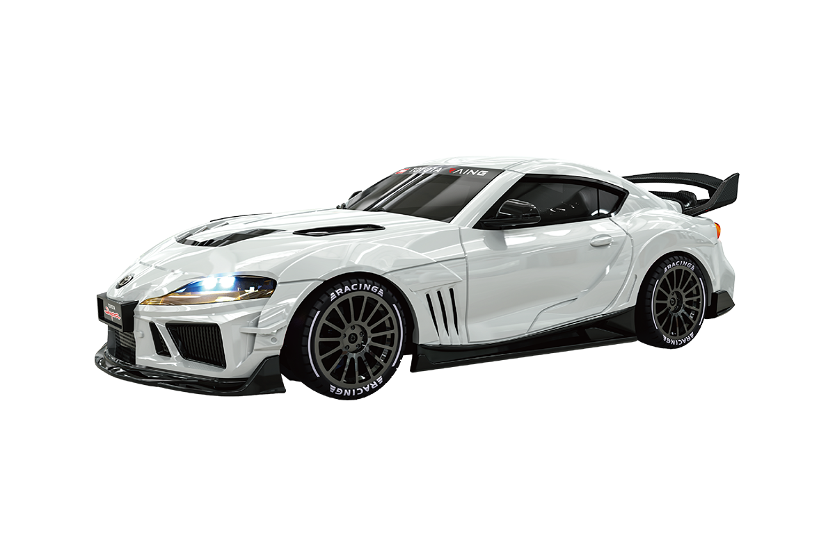 1/43 RC drift car Toyoto GR Supra - White