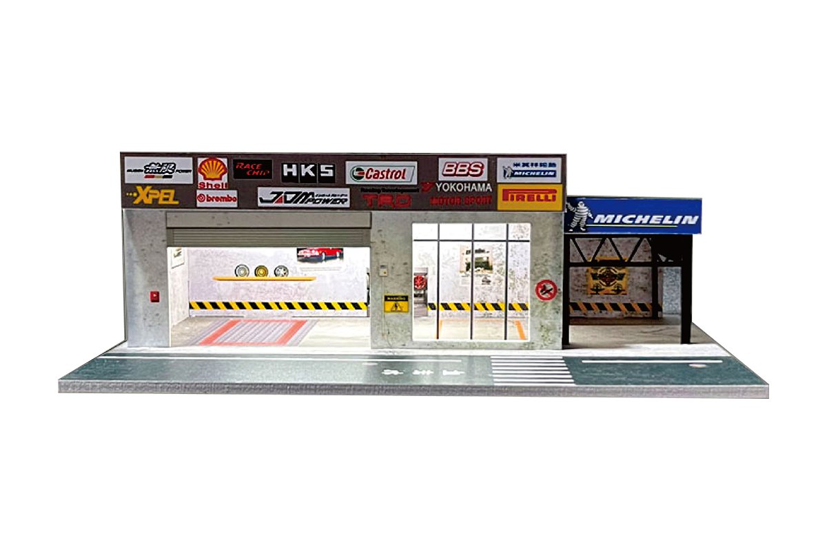 1/64 Auto Repair Shop mini display unit RCPLT-03
