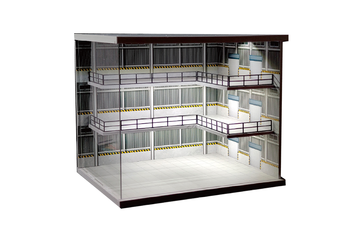 1/64 Multi-storey Car Park mini display unit RCPZT-06