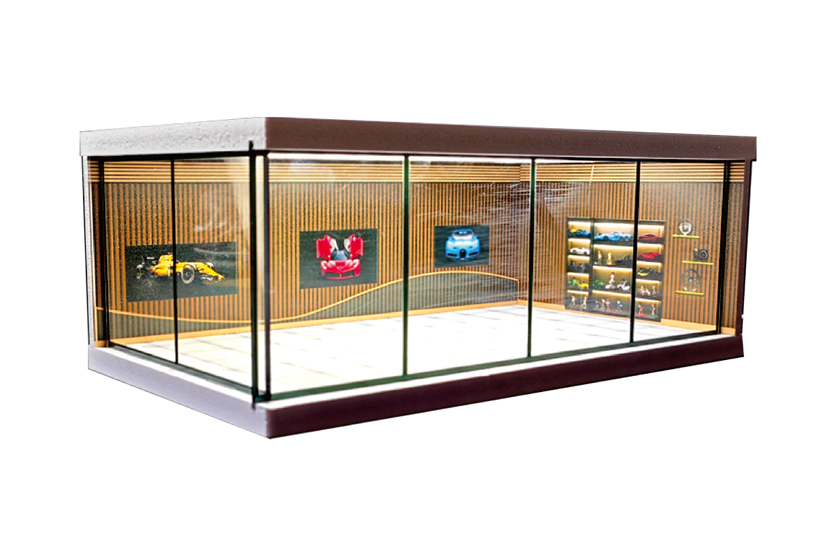 1/43 Exhibition Hall mini display unit RCPZT-43