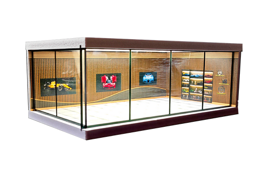 1/43 Exhibition Hall mini display unit RCPZT-43