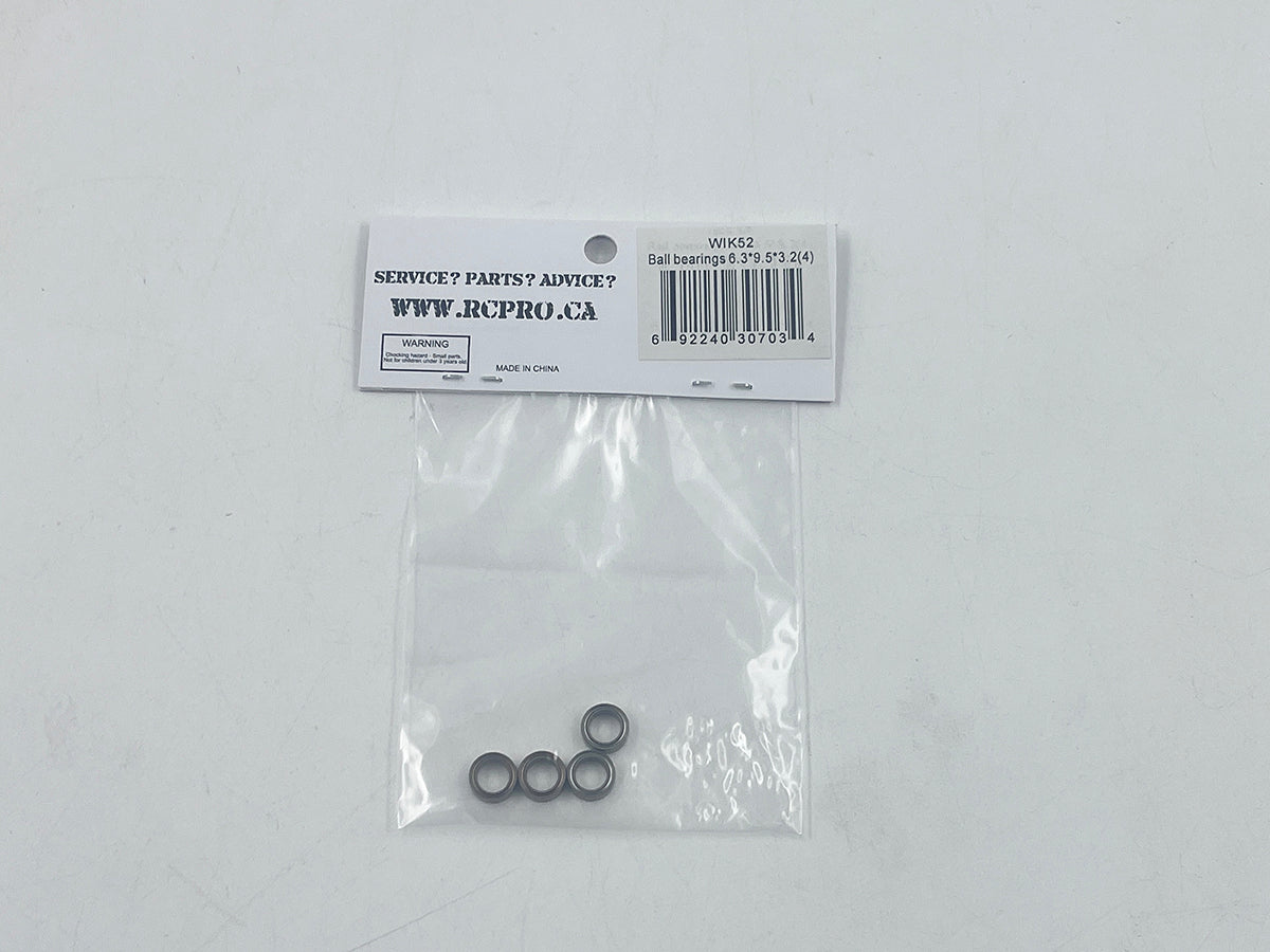 WIKKED Ball bearings 6.3*9.5*3.2(4) WIK52