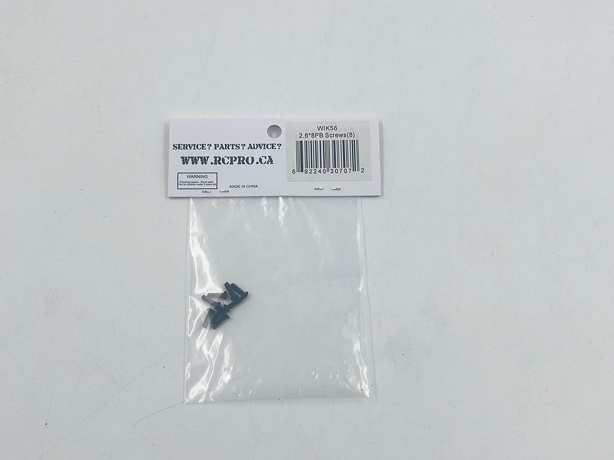 WIKKED 2.6*8PB Screws(8) WIK56