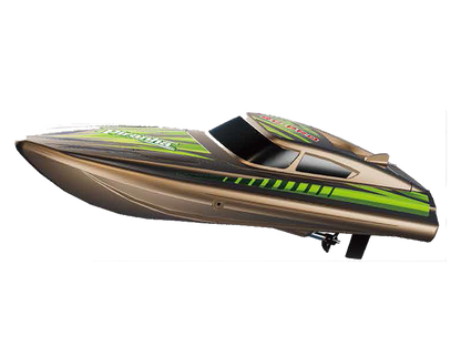 PIRANHA 10" R/C Brushed Boat RTR 2 - Brown RCP4100（Brown）