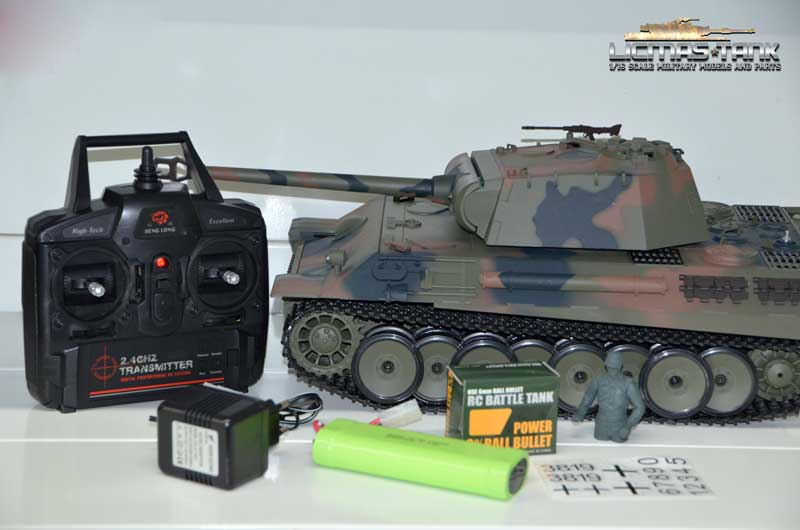 V7.0 1:16 German Panther RC Battle Tank 3819-1