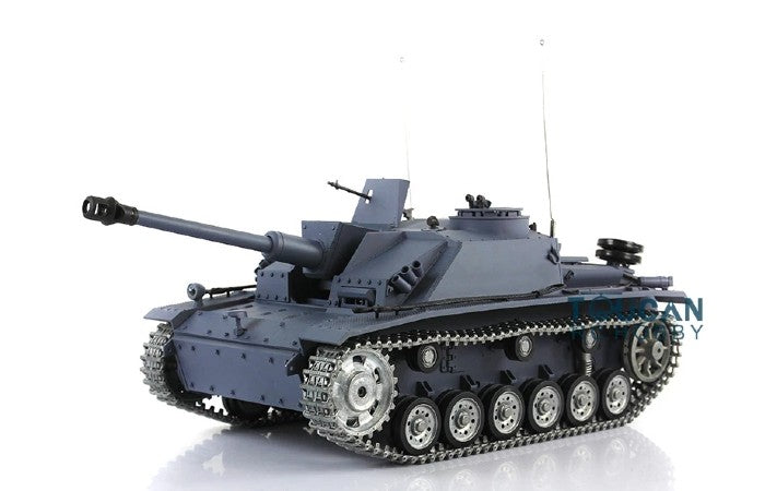 TOUCAN RC HOBBY 2,4 G Henglong Échelle 1/16 7.0 Plastique German Stug III RTR RC Tank Model 3868 TOUCAN RC HOBBY 2,4 G Henglong Échelle 1/16 7.0 Plastique German Stug III RTR RC Tank Model 3868