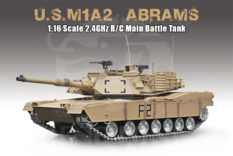 1-16 M1A2 Abrams RC Main Battle Tank RC PRO – RC-PRO