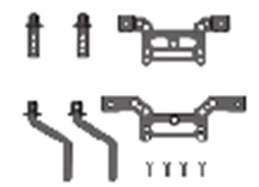 SLYDER16 Front & Rear Shock Tower Set S1608